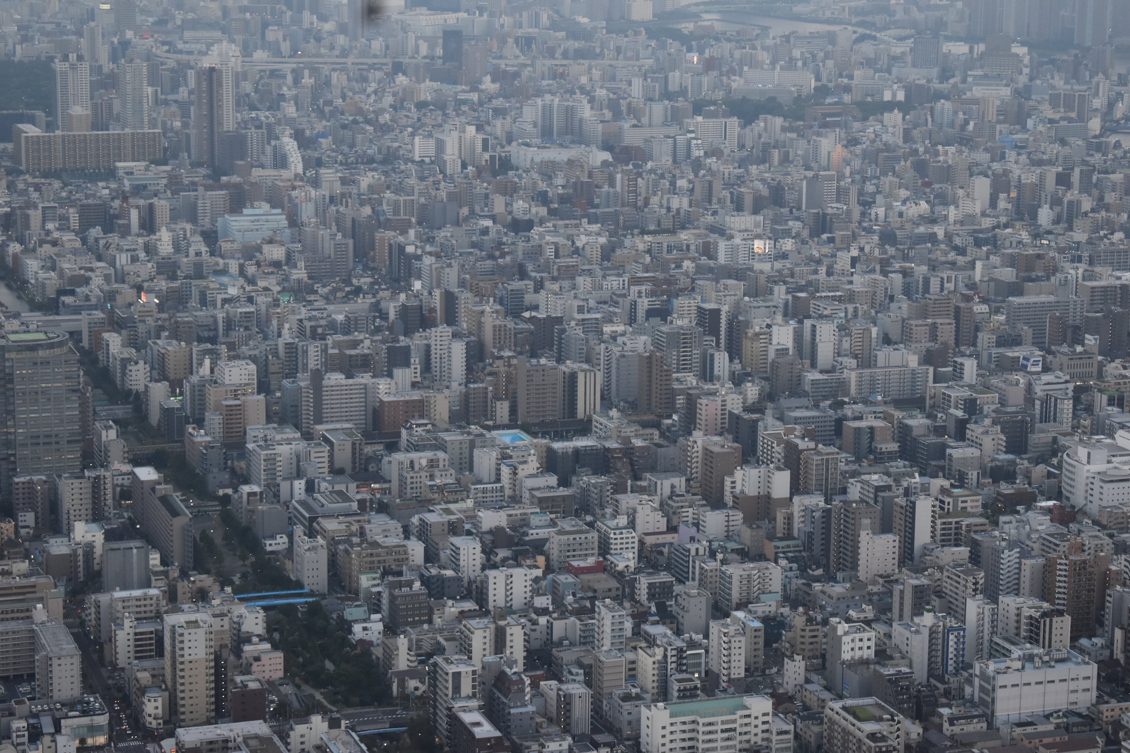 tokyo as seen from skytree