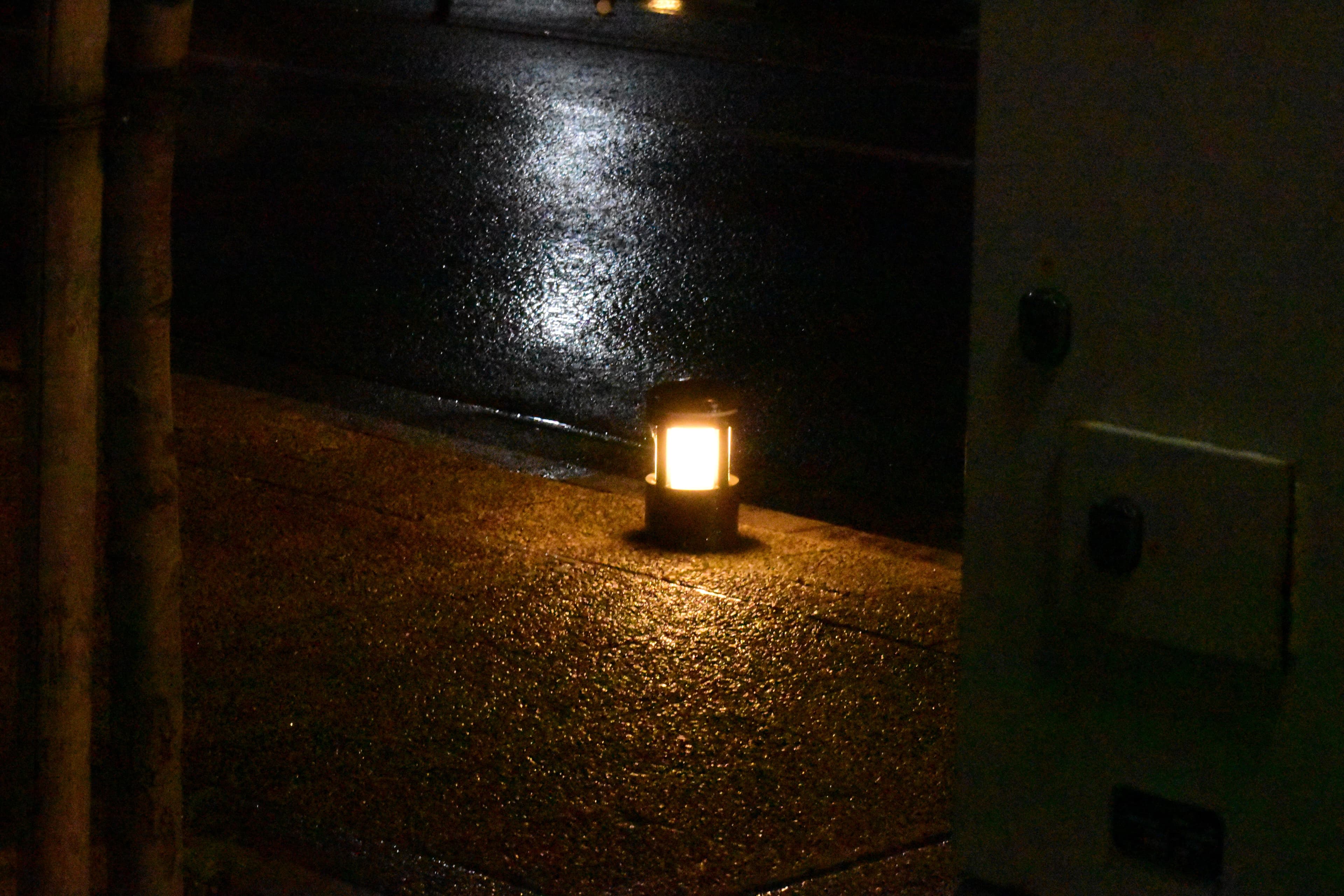 a street lamp in aomori